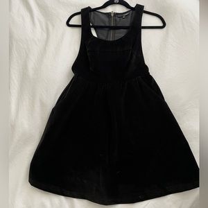 Ladakh Velvet Underground Black Corduroy Dress - Size S